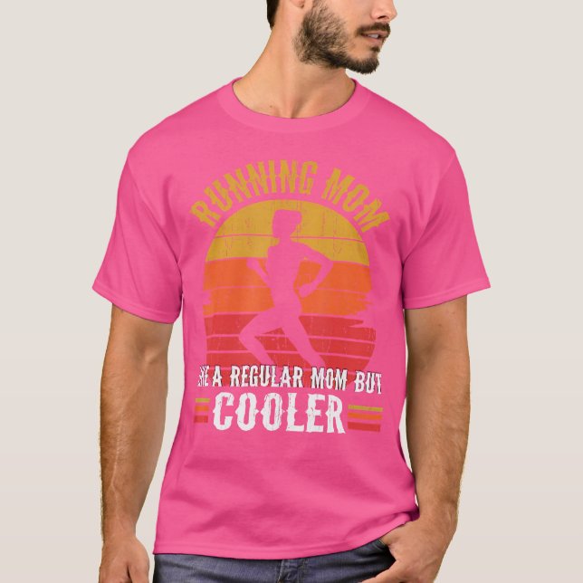 Camiseta Mãe Corredora Para Mulheres Mãe (Frente)