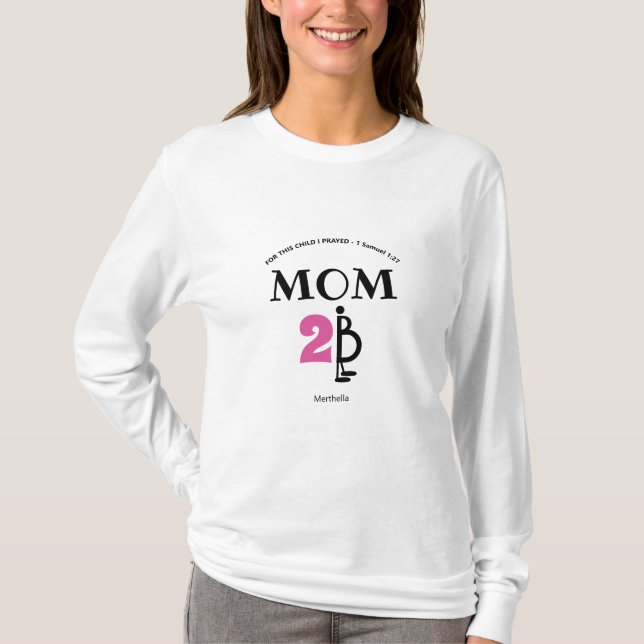 Camiseta Mãe Cristã Personalizada Para Ser (Frente)