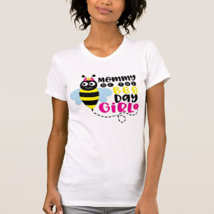 Camiseta Mãe Da Bee Birthday Girl
