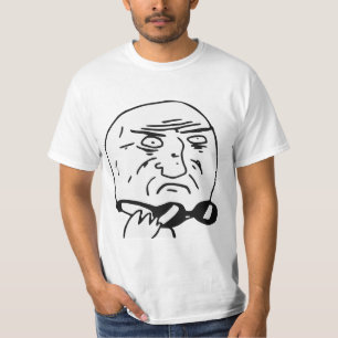 Camiseta Mãe da cara Meme cómico da raiva do deus