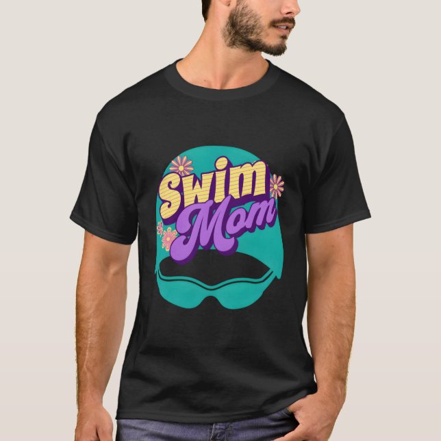 Camiseta Mãe da Equipe de natações (Frente)