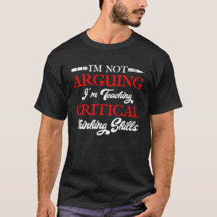 Camiseta Mãe da escola domésticaEnsinando habilidades de pe