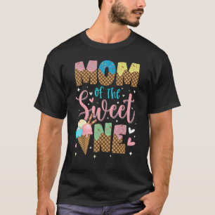 Camiseta Mãe Da Fama Doce De Sorvete De Aniversário
