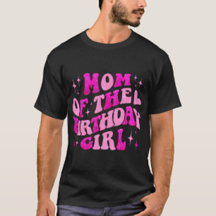 Camiseta Mãe Da Família De Aniversários De Aniversário