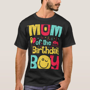 Camiseta Mãe da Família Mamãe Engraçada de Aniversário