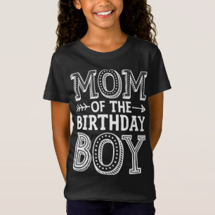 Camiseta Mãe da Família Mamãe Engraçada de Aniversário
