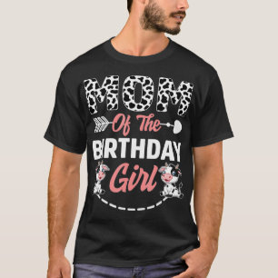 Camiseta Mãe Da Fazenda De Aniversário Da Garota De Anivers