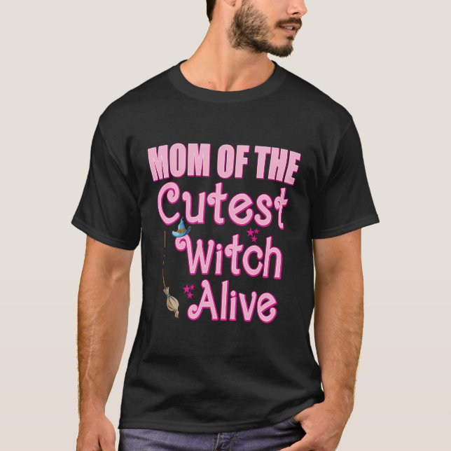 Camiseta Mãe Da Feiticeira Mais Pobre Viva, Halloween Da Fa (Frente)