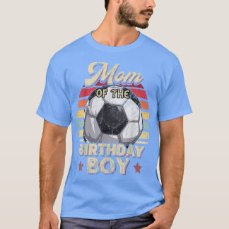 Camiseta Mãe da Festa de aniversário de futebol de aniversa