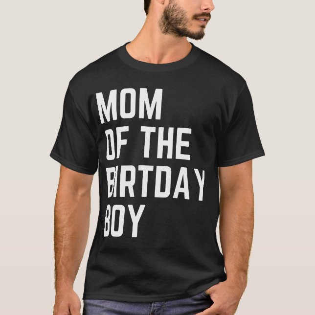Camiseta Mãe da Festa de aniversário do Aniversário (Frente)