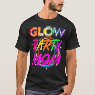 Camiseta Mãe da Festa de Brilho T Efeito de Salpico de Tint