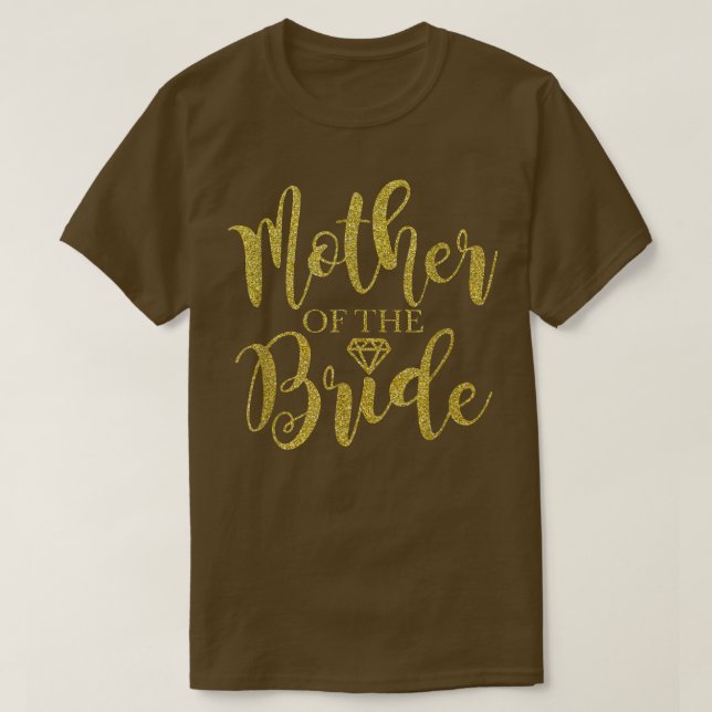 Camiseta Mãe Da Festa de casamento Engraçada Mãe Lov (Frente do Design)