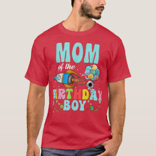 Camiseta Mãe Da Festa Espacial do Astronauta de Astronauta