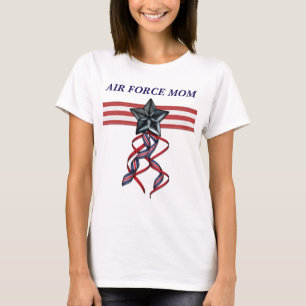 Camiseta Mãe da Força Aérea Azul