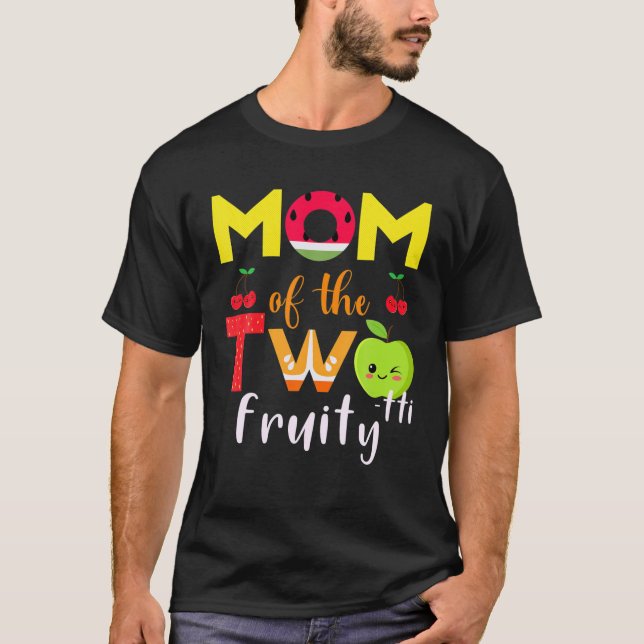 Camiseta Mãe Da Fruta Do segundo aniversário Do Twotti Frut (Frente)