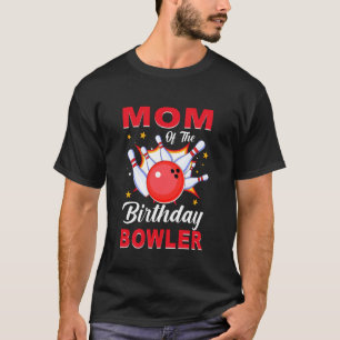 Camiseta Mãe Da Garota Do Jogador De Boliche Família Corres