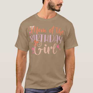 Camiseta Mãe Da Mãe Da Família De Crianças De Aniversário