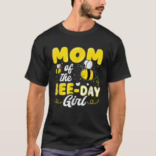 Camiseta Mãe Da Menina Do Dia Da Abelha Festa Da Colmeia Co
