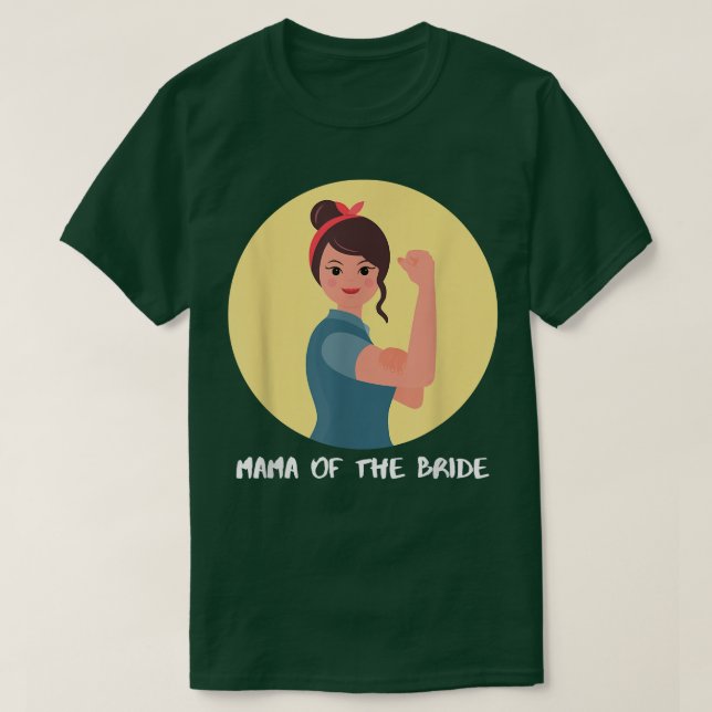 Camiseta Mãe Da Noiva 356 (Frente do Design)