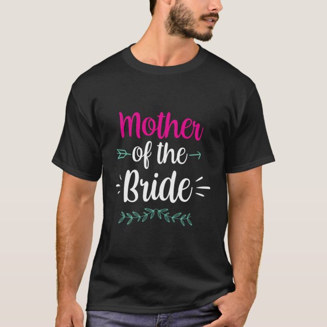 Camiseta Mãe Da Noiva Casamento Festa Divertida Despedida d (Frente)