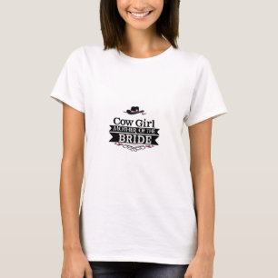 Camiseta Mãe da Noiva Cow Girl