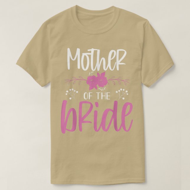 Camiseta Mãe da noiva engraçada Casamento Bridal Sarcástico (Frente do Design)