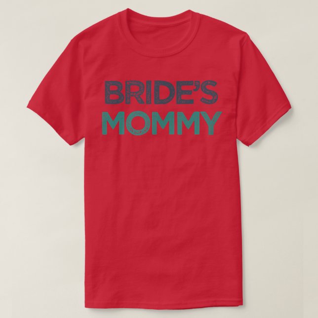 Camiseta Mãe da Noiva Engraçada Vintage (Frente do Design)