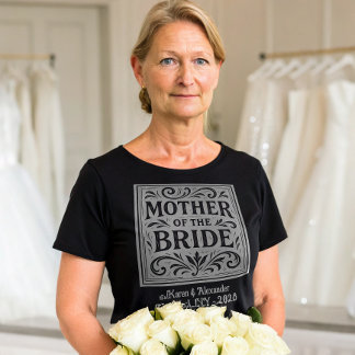 Camiseta Mãe da Noiva Ensaio de Casamento Romântico