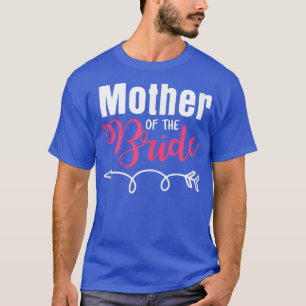 Camiseta Mãe Da Noiva Família Feminina Casada Recém-Casada