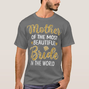 Camiseta Mãe Da Noiva Mais Bonita Chá De Noiva M