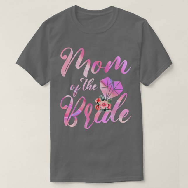 Camiseta Mãe Da Noiva Presente Para Mãe Da Noiva (Frente do Design)