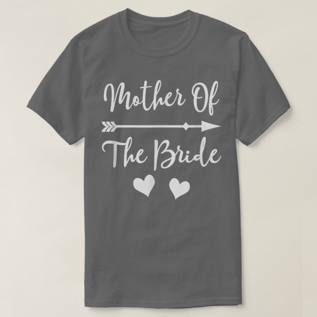 Camiseta Mãe Da Noiva T Bridal Party Wedding Tee (Frente do Design)