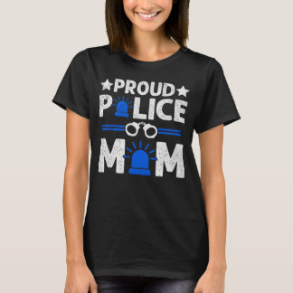 Camiseta Mãe da Polícia Orgulhosa