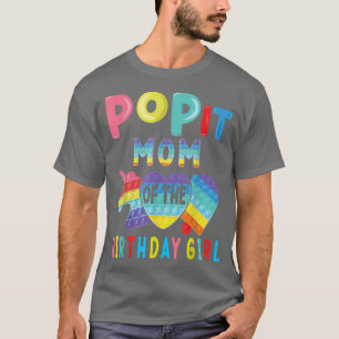 Camiseta Mãe da Pop de Birthday Rapariga It Unicorn Birthda