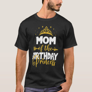 Camiseta Mãe da Princesa de Aniversário Ideia para Meninas