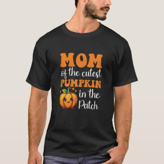 Camiseta Mãe Da Pumpkin Mais Corajosa No Obrigado De Hallow
