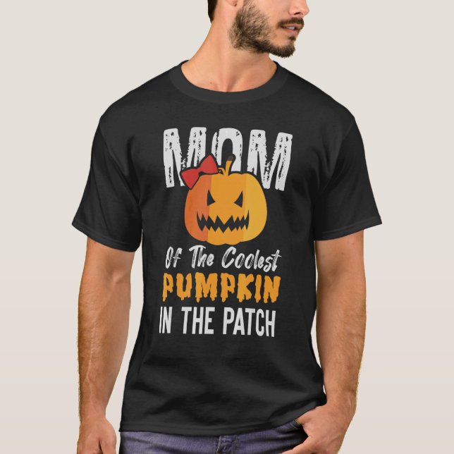 Camiseta Mãe Da Pumpkin Mais Fria Do Sistema Correspondente (Frente)