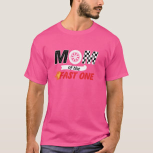 Camiseta Mãe Da Rápida Família De Carros De Raça De Anivers