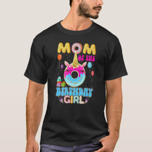 Camiseta Mãe Da Rosquinha De Aniversário Da Família Mágica