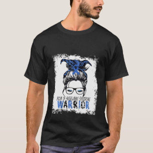 Camiseta Mãe Da Síndrome De Angelman Warriori Veste Azul Po
