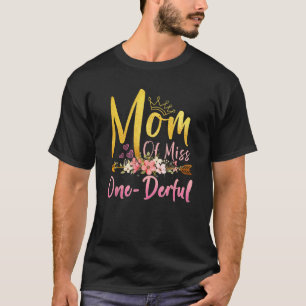 Camiseta Mãe da Srta. Onemagnifico primeiro aniversario Pri