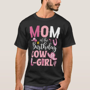 Camiseta Mãe da Vaqueira de Aniversário Festa de Rodeio Gar