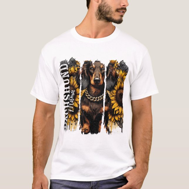 Camiseta Mãe Dachshund (Frente)