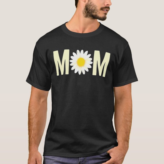 Camiseta Mãe Daisy Flower Cute Women's International Women' (Frente)
