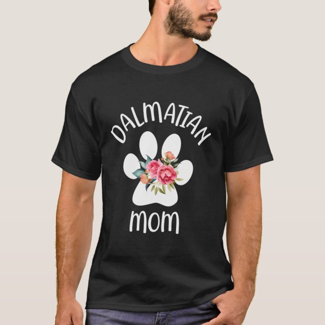 Camiseta Mãe Dalmaciana Para Mulheres (Frente)