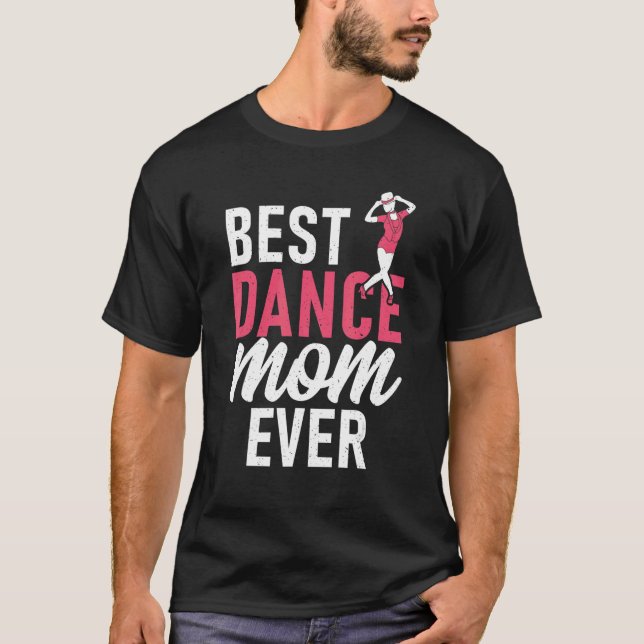 Camiseta Mãe Dançando Melhor Dança Mãe (Frente)