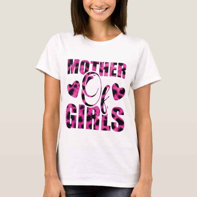 Camiseta Mãe das Meninas - Dia das Mães (Frente)