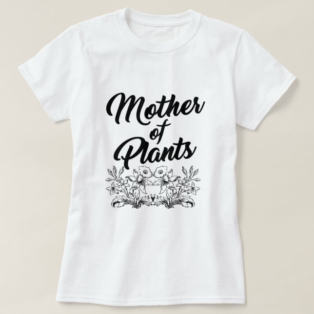 Camiseta MÃE DAS PLANTAS DE T-Shirt (Frente do Design)