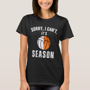 Camiseta Mãe de ambos desculpe não posso é temporada de vôl