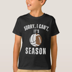 Camiseta Mãe de Ambos Desculpe Não Posso É Volei Futebol